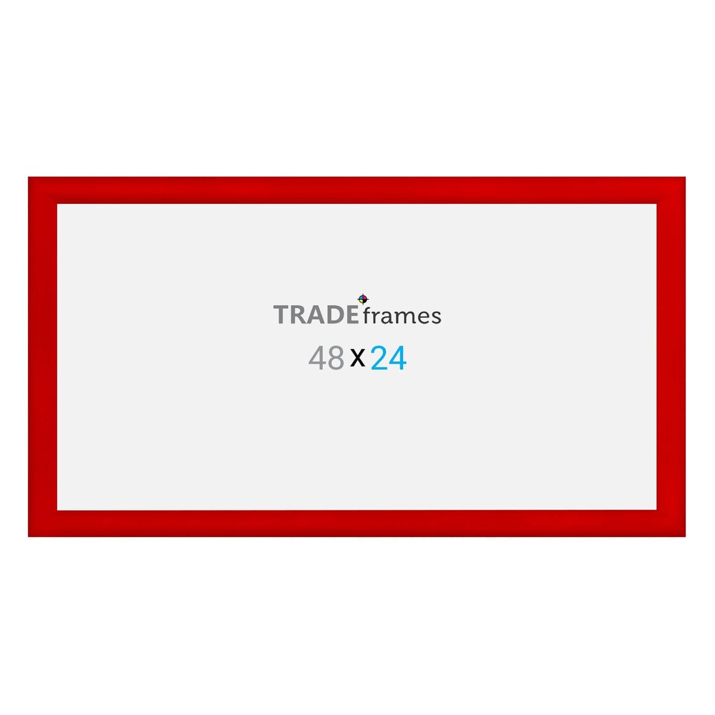 24x48  TRADEframe Red Snap Frame 24x48 - 1.2 inch profile - Snap Frames Direct