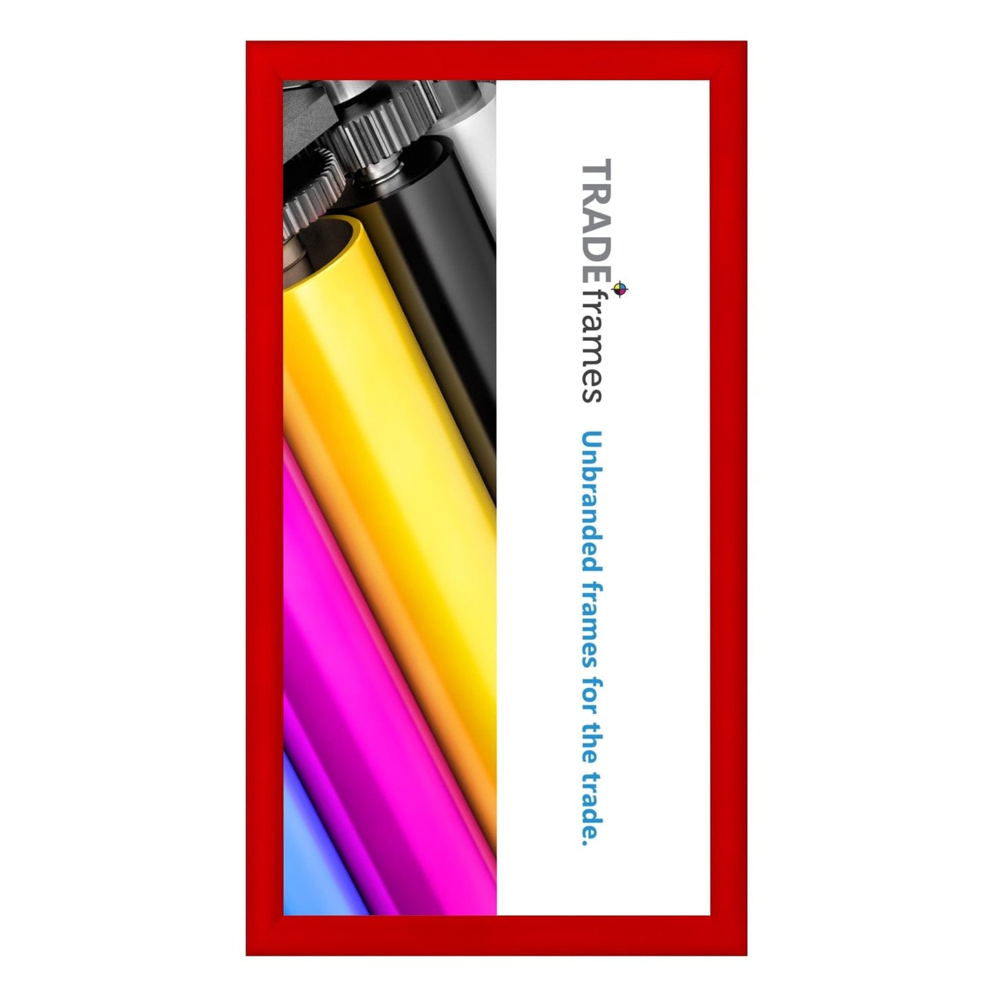 24x48  TRADEframe Red Snap Frame 24x48 - 1.2 inch profile - Snap Frames Direct