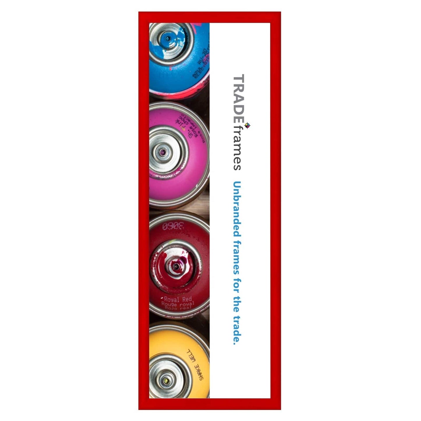 12x36  TRADEframe Red Snap Frame 12x36 - 1.2 inch profile - Snap Frames Direct