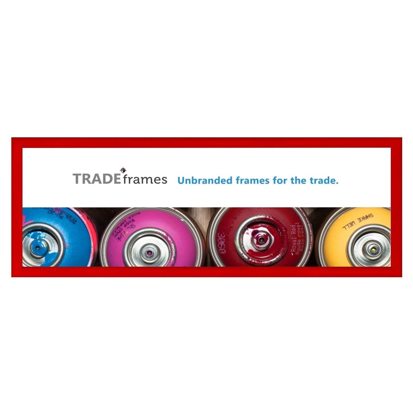 12x36  TRADEframe Red Snap Frame 12x36 - 1.2 inch profile - Snap Frames Direct