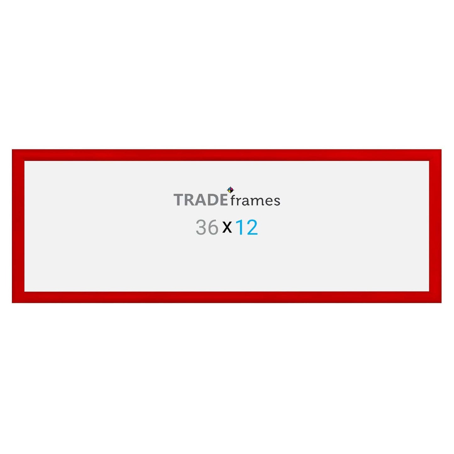 12x36  TRADEframe Red Snap Frame 12x36 - 1.2 inch profile - Snap Frames Direct