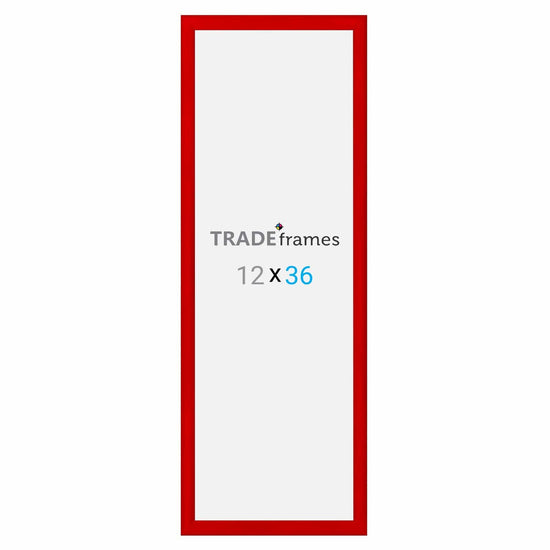 12x36  TRADEframe Red Snap Frame 12x36 - 1.2 inch profile - Snap Frames Direct