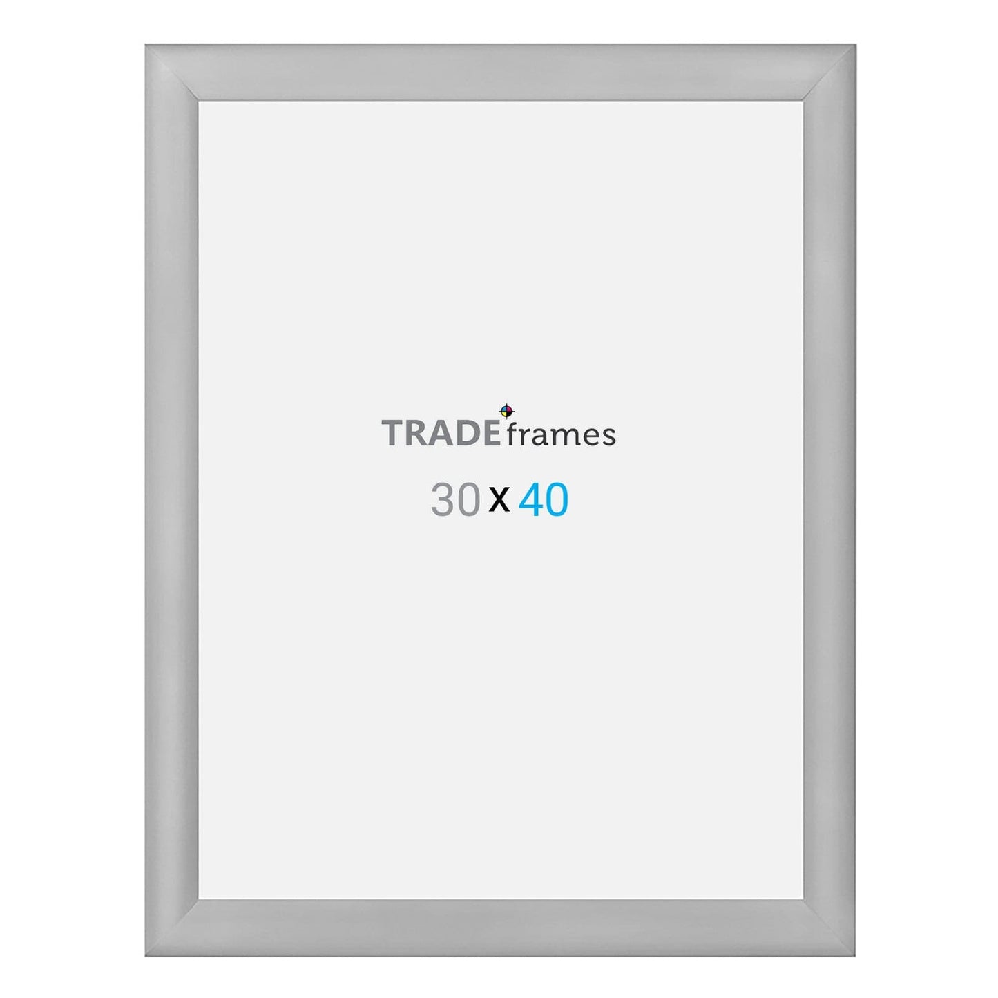 30x40 Silver TRADEframe Snap Frame - 1.2" Profile - Snap Frames Direct