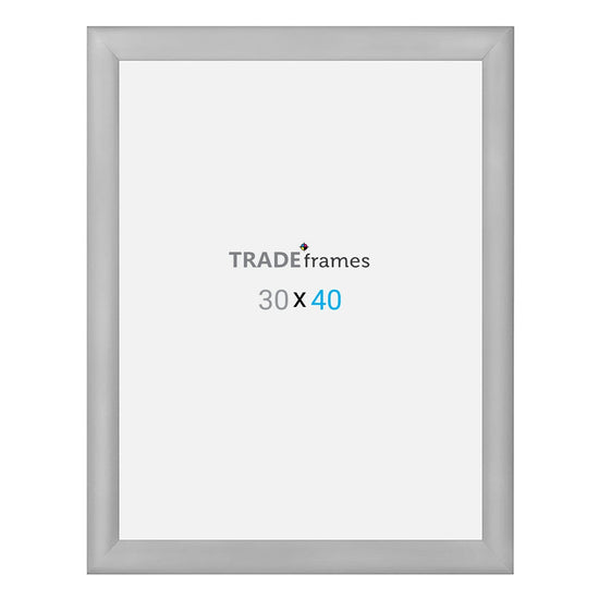 30x40 Silver TRADEframe Snap Frame - 1.2" Profile - Snap Frames Direct