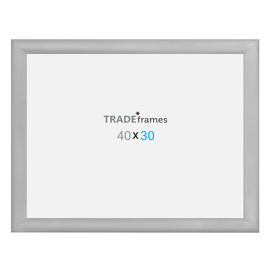 30x40 Silver TRADEframe Snap Frame - 1.2" Profile - Snap Frames Direct