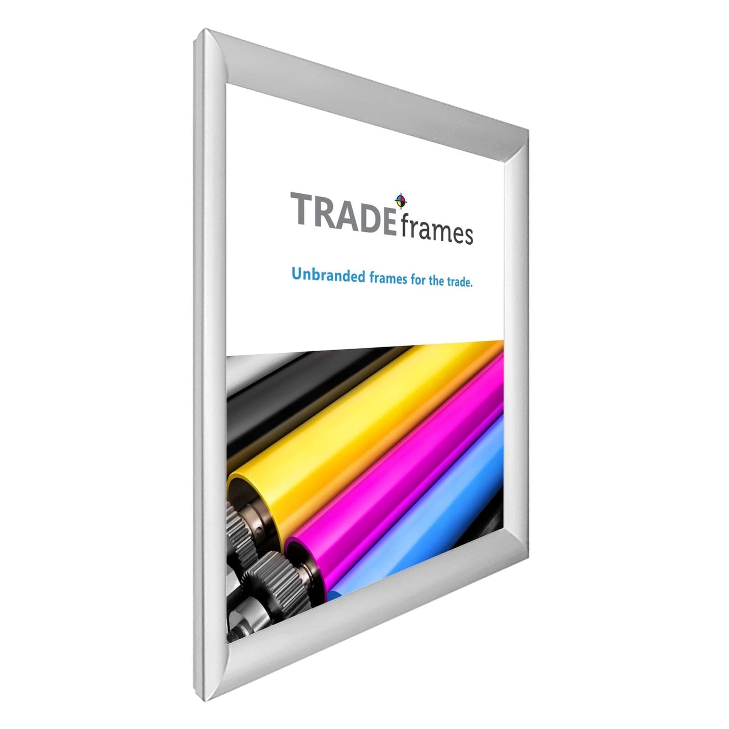 30x40 Silver TRADEframe Snap Frame - 1.2" Profile - Snap Frames Direct