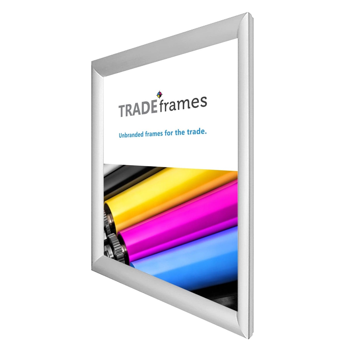 30x40 Silver TRADEframe Snap Frame - 1.2" Profile - Snap Frames Direct