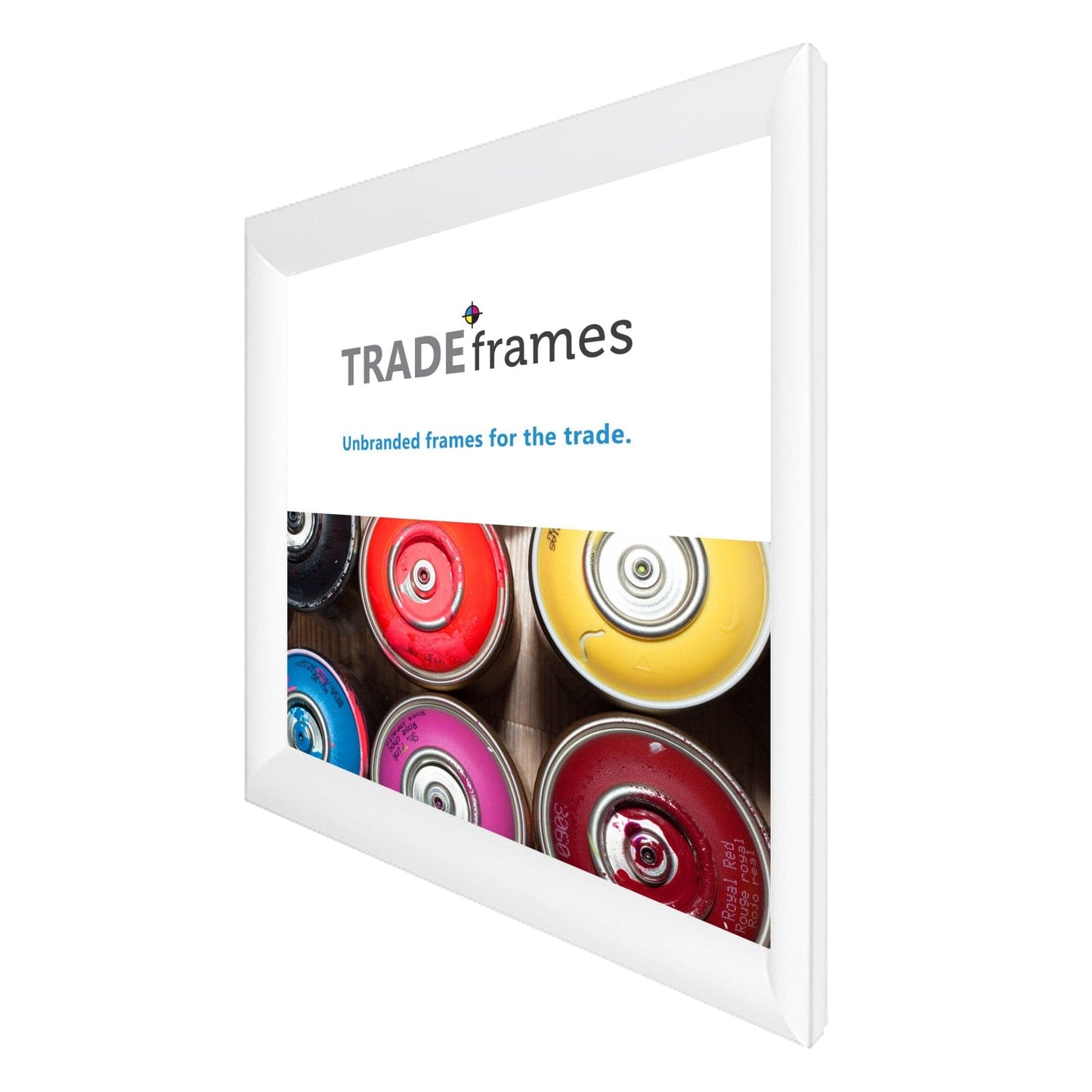 36x36 TRADEframe White Snap Frame 36x36 - 1.2 inch profile - Snap Frames Direct