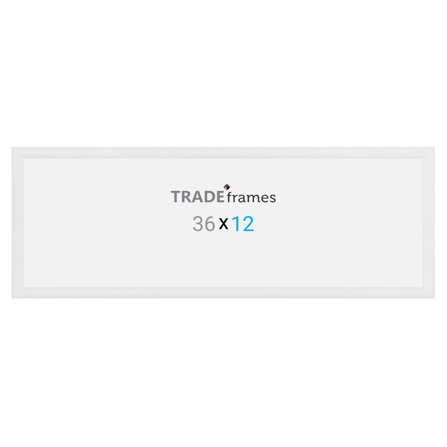 12x36 TRADEframe White Snap Frame 12x36 - 1.2 inch profile - Snap Frames Direct