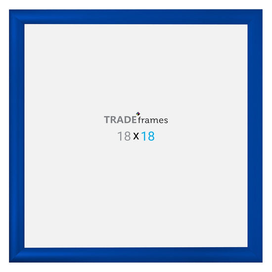 18x18  TRADEframe Blue Snap Frame 18x18 - 1.2 inch profile - Snap Frames Direct