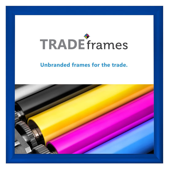 16x16  TRADEframe Blue Snap Frame 16x16 - 1.2 inch profile - Snap Frames Direct