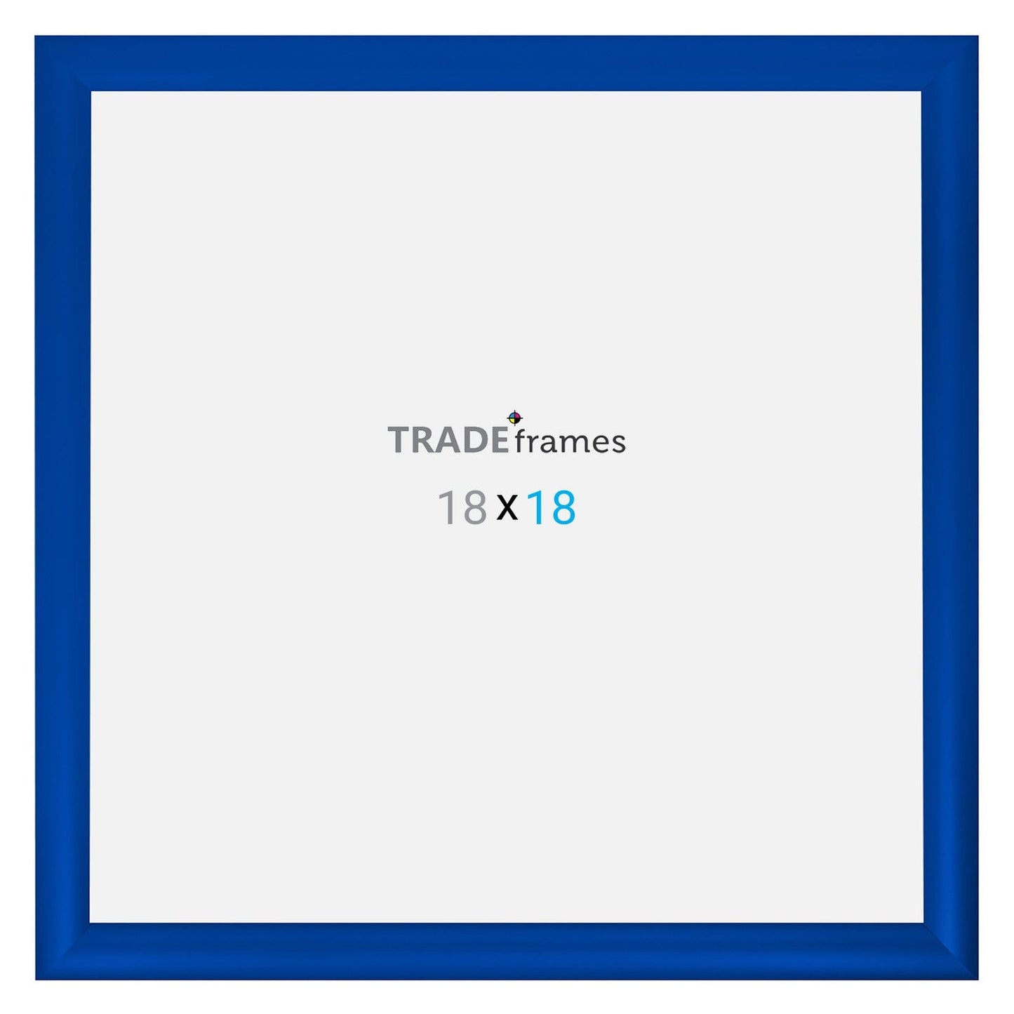 18x18  TRADEframe Blue Snap Frame 18x18 - 1.2 inch profile - Snap Frames Direct