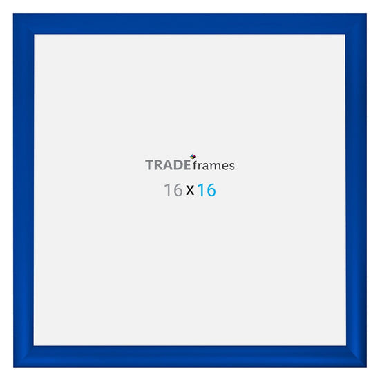 16x16  TRADEframe Blue Snap Frame 16x16 - 1.2 inch profile - Snap Frames Direct