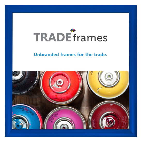 18x18  TRADEframe Blue Snap Frame 18x18 - 1.2 inch profile - Snap Frames Direct