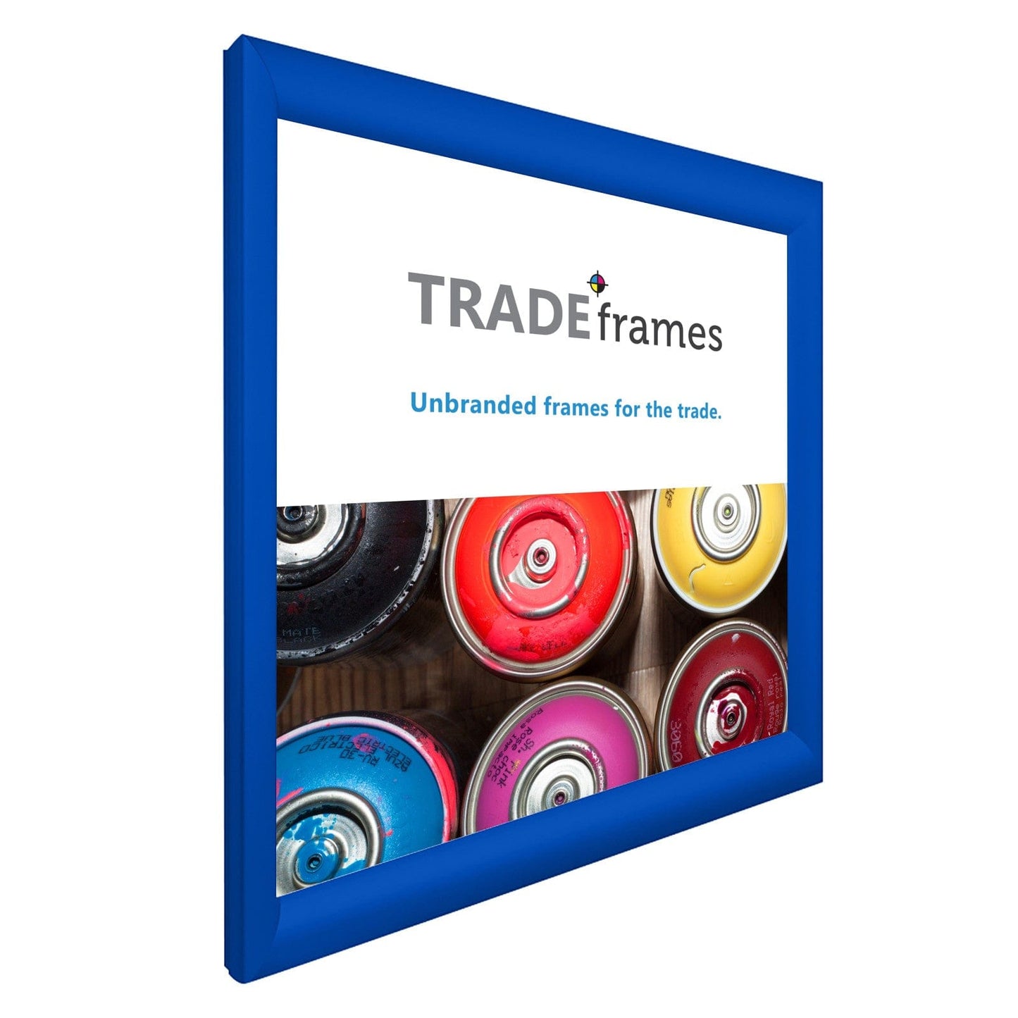 18x18  TRADEframe Blue Snap Frame 18x18 - 1.2 inch profile - Snap Frames Direct