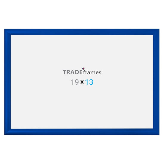 13x19  TRADEframe Blue Snap Frame 13x19 - 1.2 inch profile - Snap Frames Direct