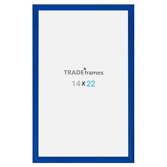 14x22  TRADEframe Blue Snap Frame 14x22 - 1.2 inch profile - Snap Frames Direct