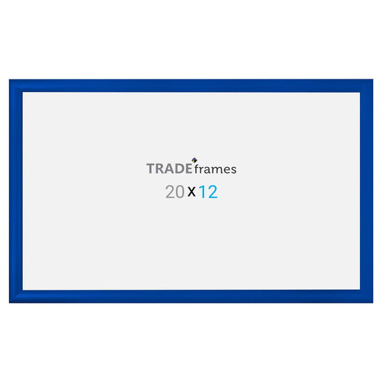 12x20  TRADEframe Blue Snap Frame 12x20 - 1.2 inch profile - Snap Frames Direct