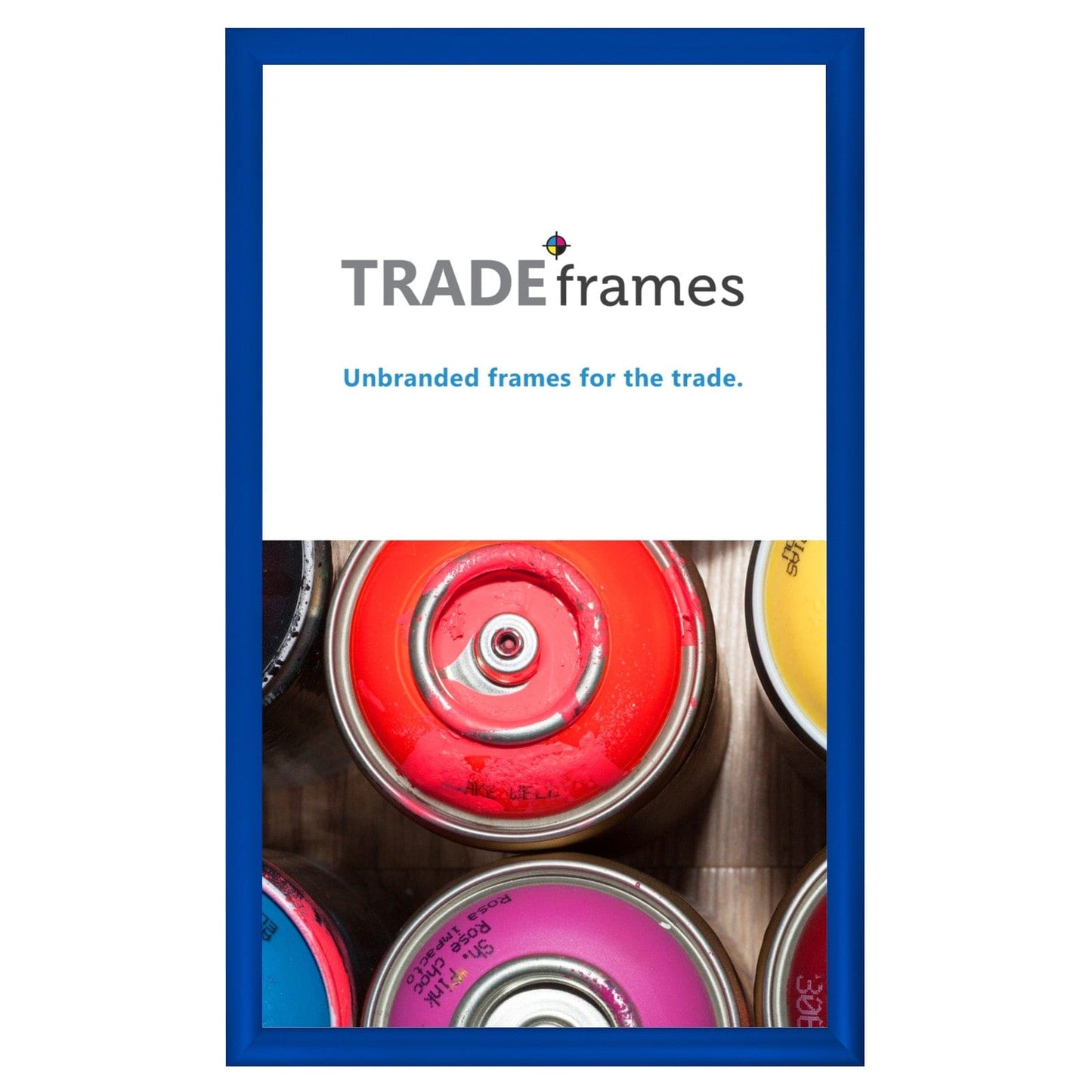 12x20  TRADEframe Blue Snap Frame 12x20 - 1.2 inch profile - Snap Frames Direct