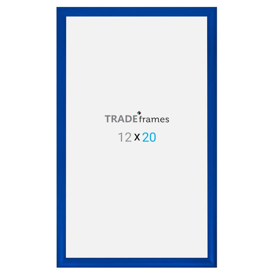 12x20  TRADEframe Blue Snap Frame 12x20 - 1.2 inch profile - Snap Frames Direct