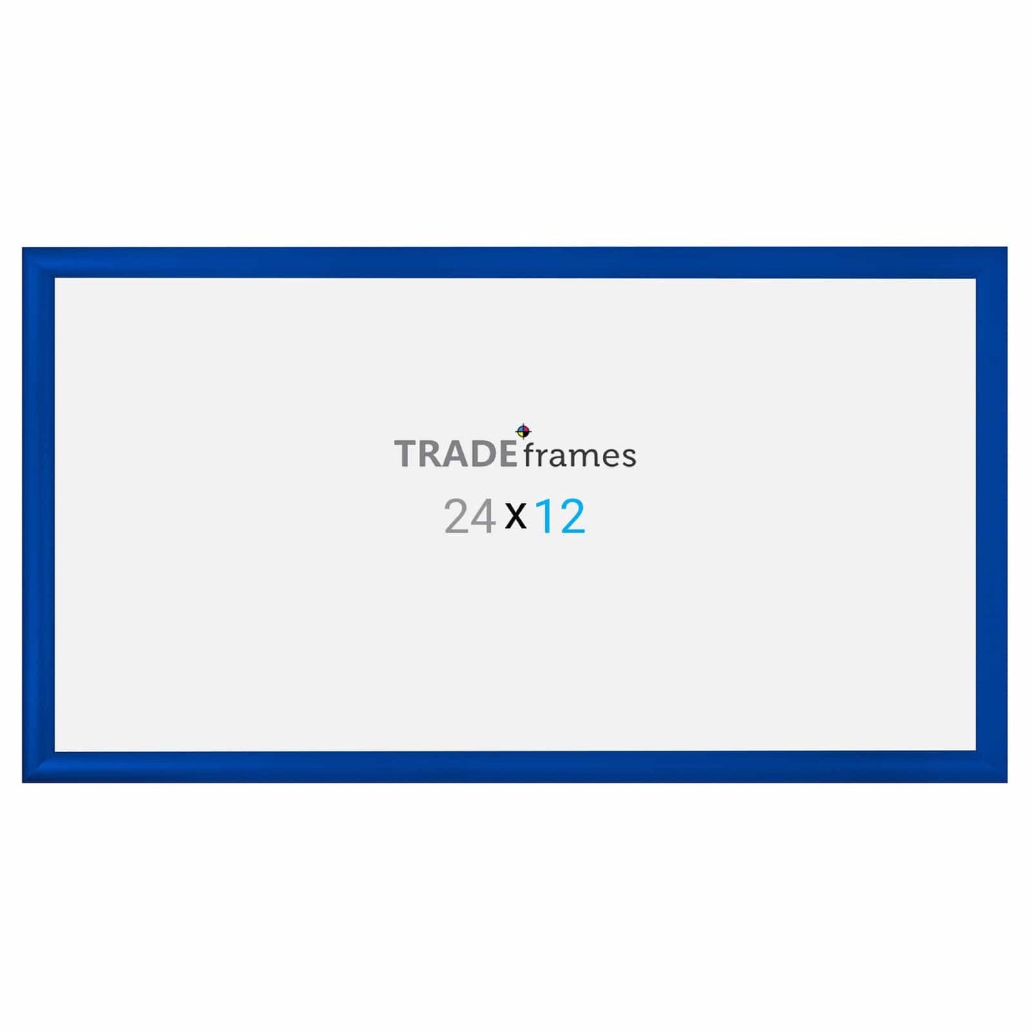12x24  TRADEframe Blue Snap Frame 12x24 - 1.2 inch profile - Snap Frames Direct
