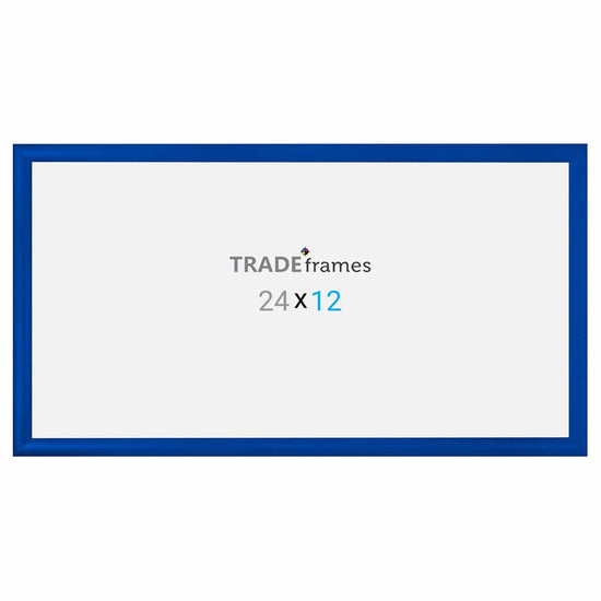 12x24  TRADEframe Blue Snap Frame 12x24 - 1.2 inch profile - Snap Frames Direct