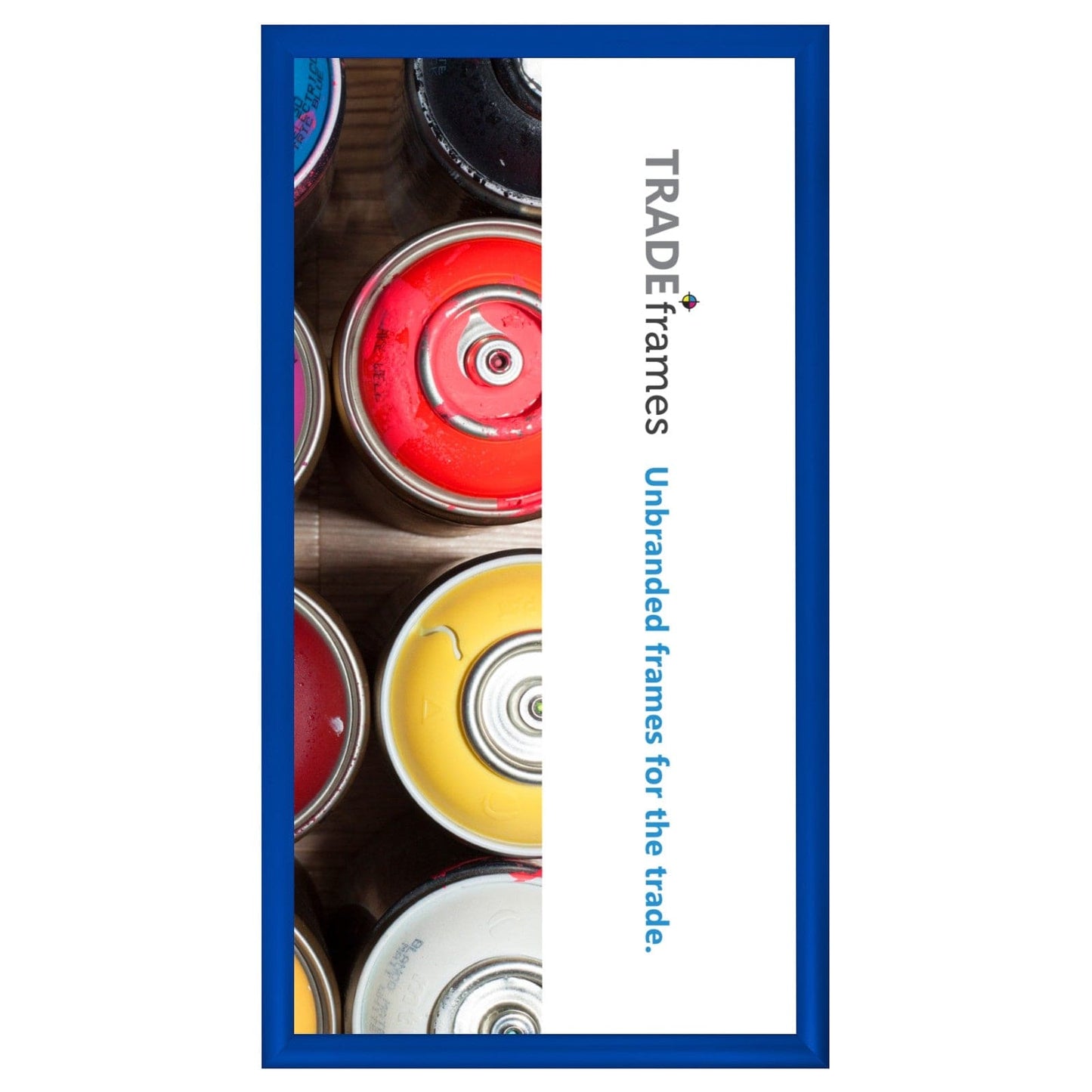 12x24  TRADEframe Blue Snap Frame 12x24 - 1.2 inch profile - Snap Frames Direct