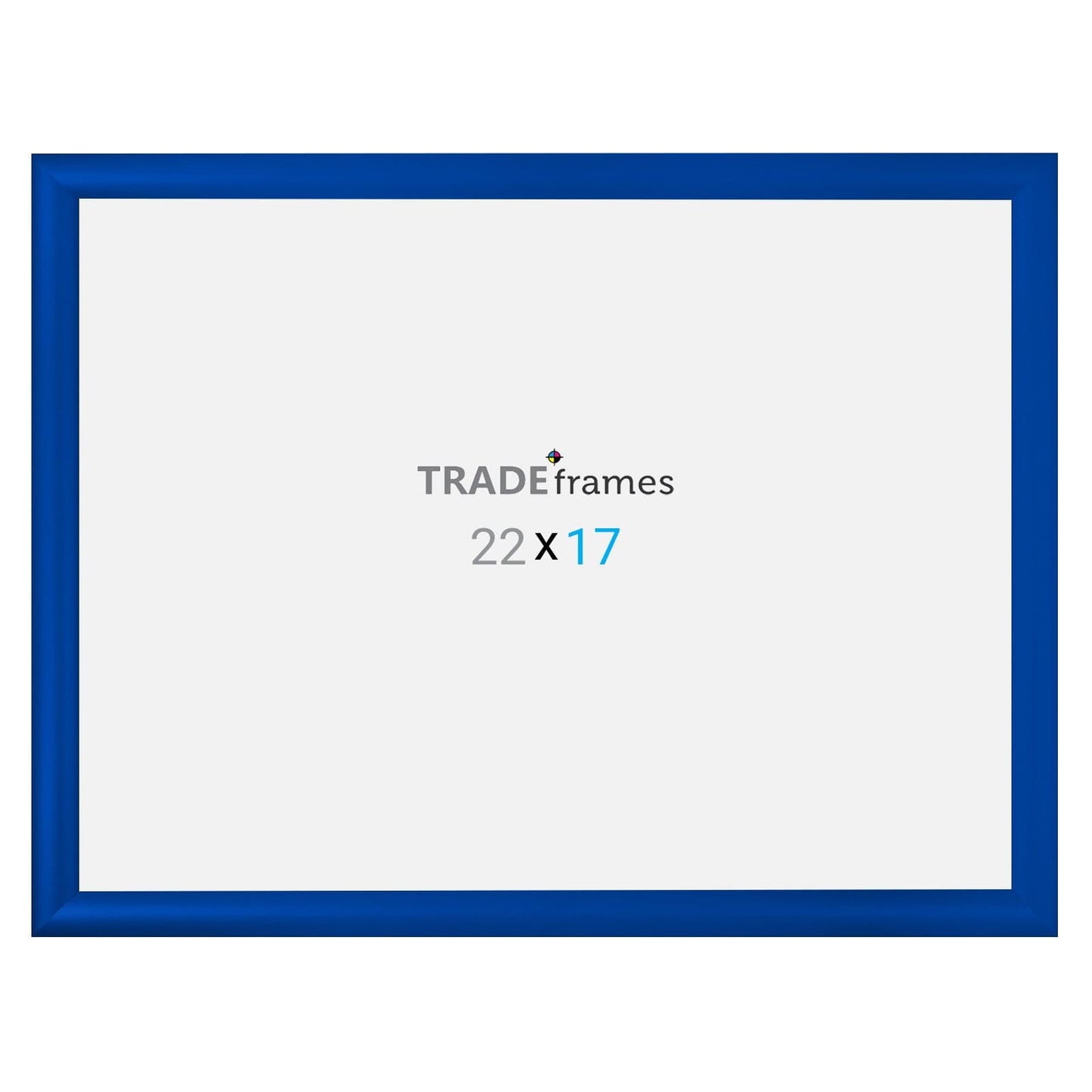 17x22  TRADEframe Blue Snap Frame 17x22 - 1.2 inch profile - Snap Frames Direct