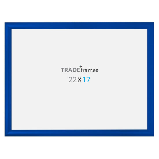 17x22  TRADEframe Blue Snap Frame 17x22 - 1.2 inch profile - Snap Frames Direct