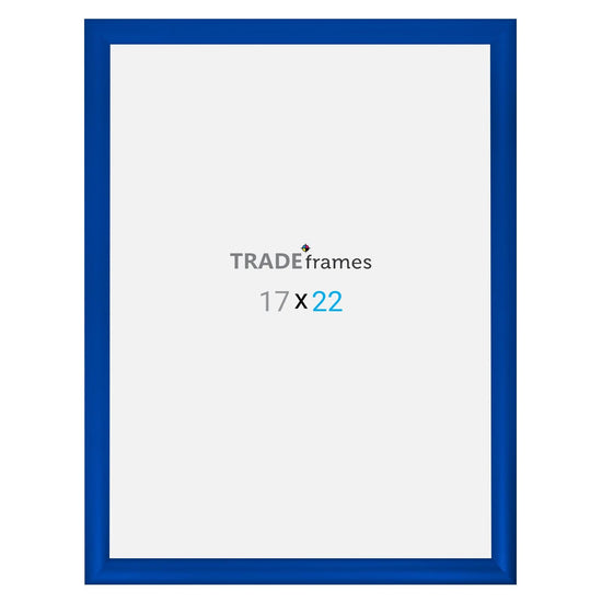 17x22  TRADEframe Blue Snap Frame 17x22 - 1.2 inch profile - Snap Frames Direct