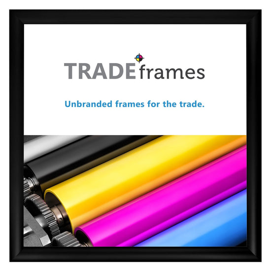 18x18 TRADEframe Black Snap Frame 18x18 - 1.2 inch profile - Snap Frames Direct
