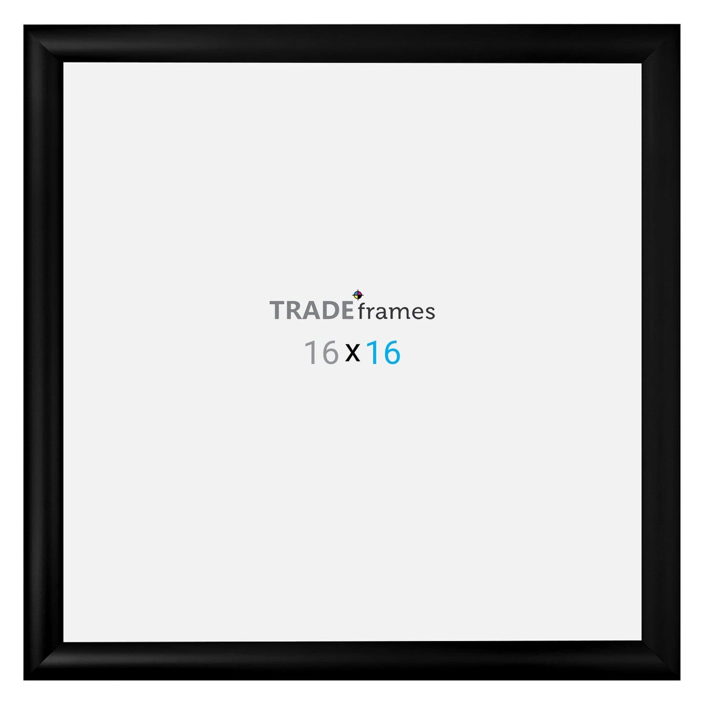 16x16 TRADEframe Black Snap Frame 16x16 - 1.2 inch profile - Snap Frames Direct