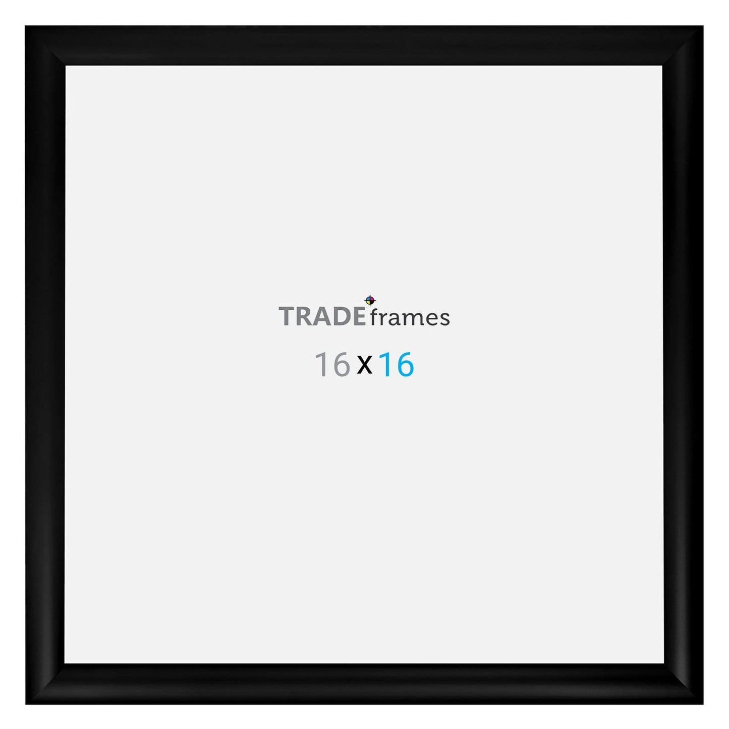 16x16 TRADEframe Black Snap Frame 16x16 - 1.2 inch profile - Snap Frames Direct
