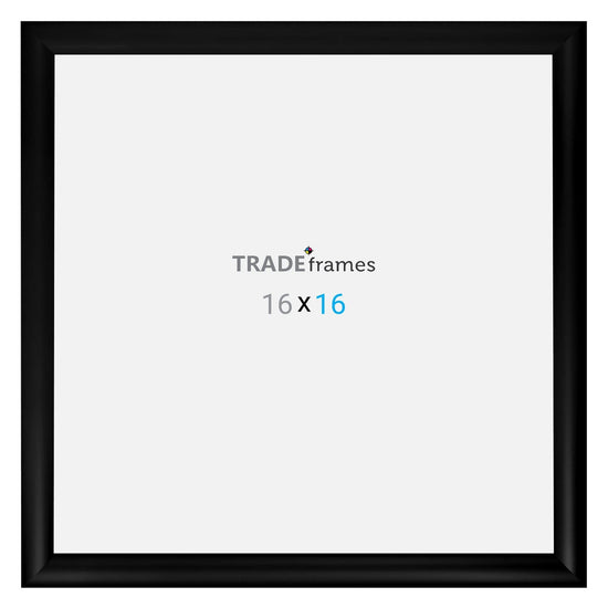 16x16 TRADEframe Black Snap Frame 16x16 - 1.2 inch profile - Snap Frames Direct