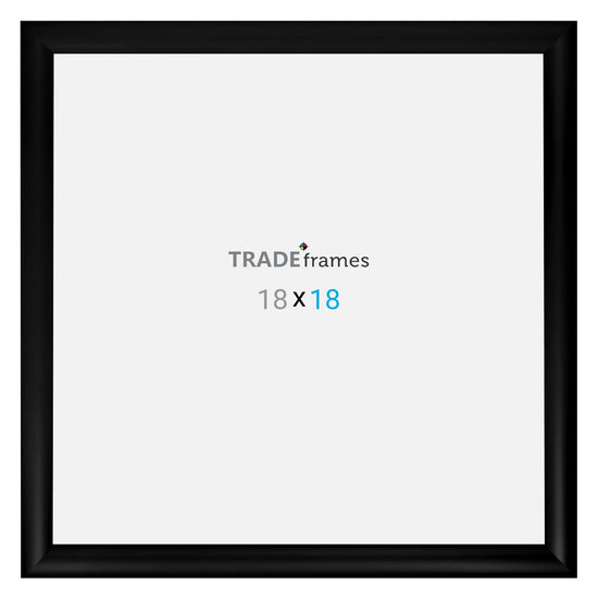 18x18 TRADEframe Black Snap Frame 18x18 - 1.2 inch profile - Snap Frames Direct
