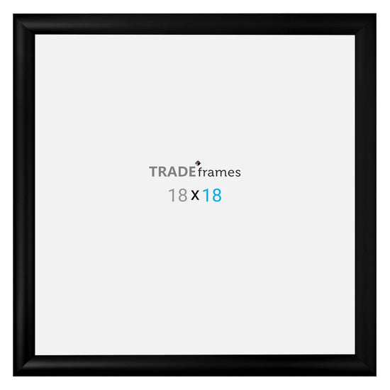 18x18 TRADEframe Black Snap Frame 18x18 - 1.2 inch profile - Snap Frames Direct