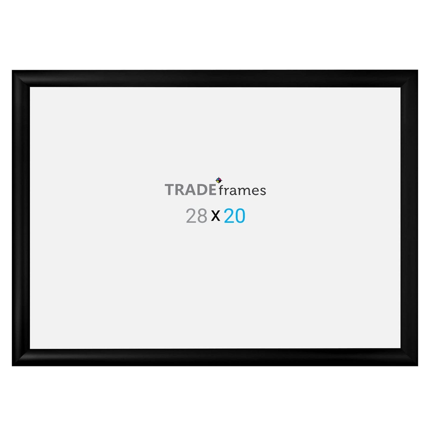 20x28 TRADEframe Black Snap Frame 20x28 - 1.2 inch profile - Snap Frames Direct