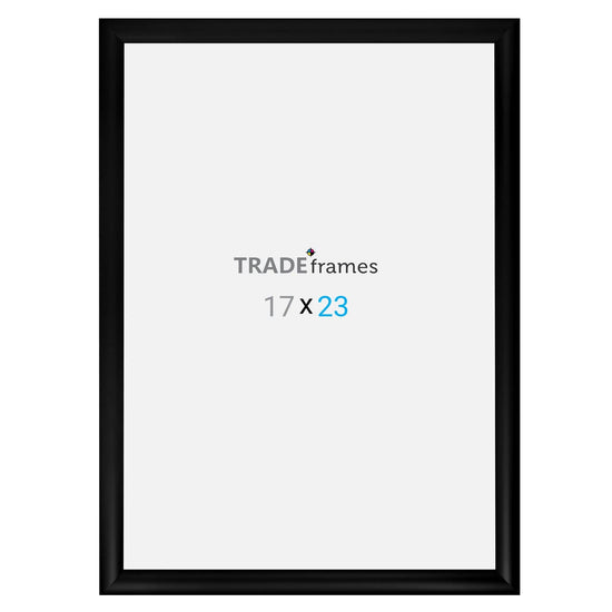 17x23 TRADEframe Black Snap Frame 17x23 - 1.2 inch profile - Snap Frames Direct