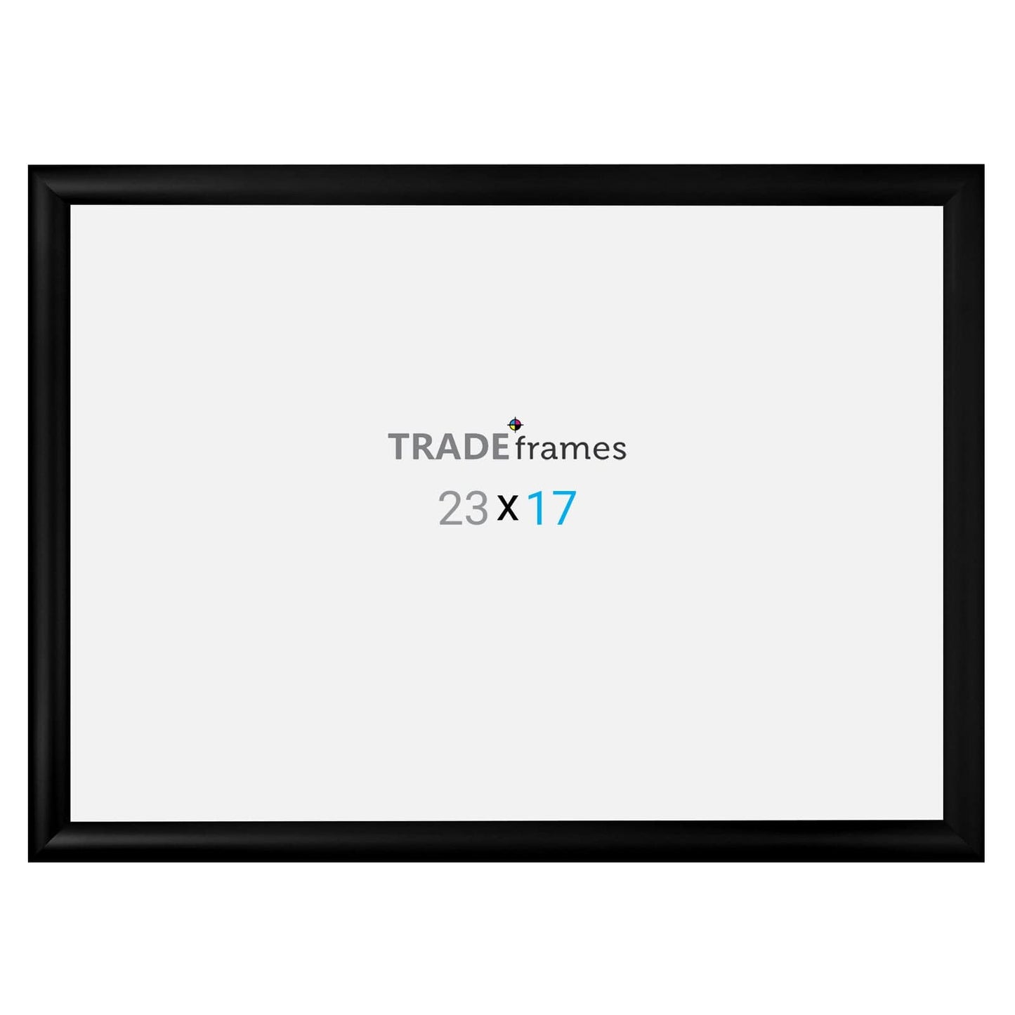 17x23 TRADEframe Black Snap Frame 17x23 - 1.2 inch profile - Snap Frames Direct