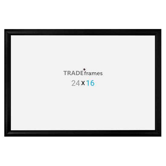 16x24 TRADEframe Black Snap Frame 16x24 - 1.2 inch profile - Snap Frames Direct