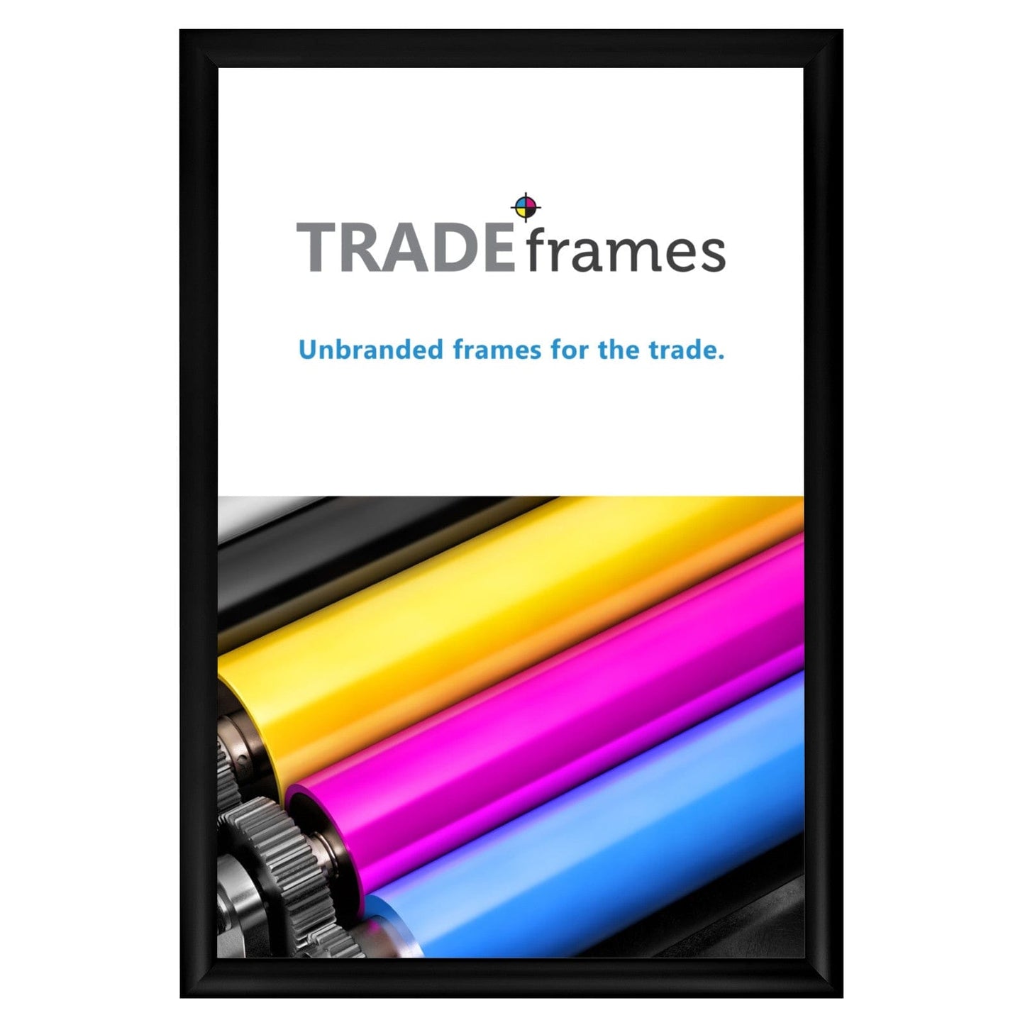 12x18 TRADEframe Black Snap Frame 12x18 - 1.2 inch profile - Snap Frames Direct