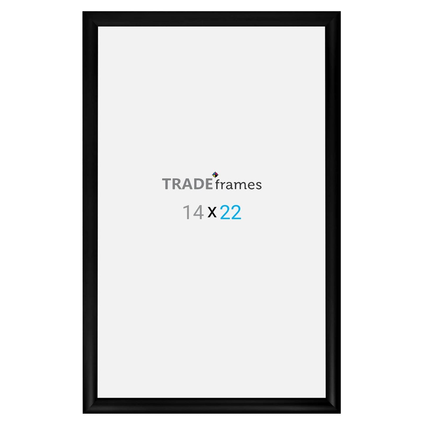14x22 TRADEframe Black Snap Frame 14x22 - 1.2 inch profile - Snap Frames Direct