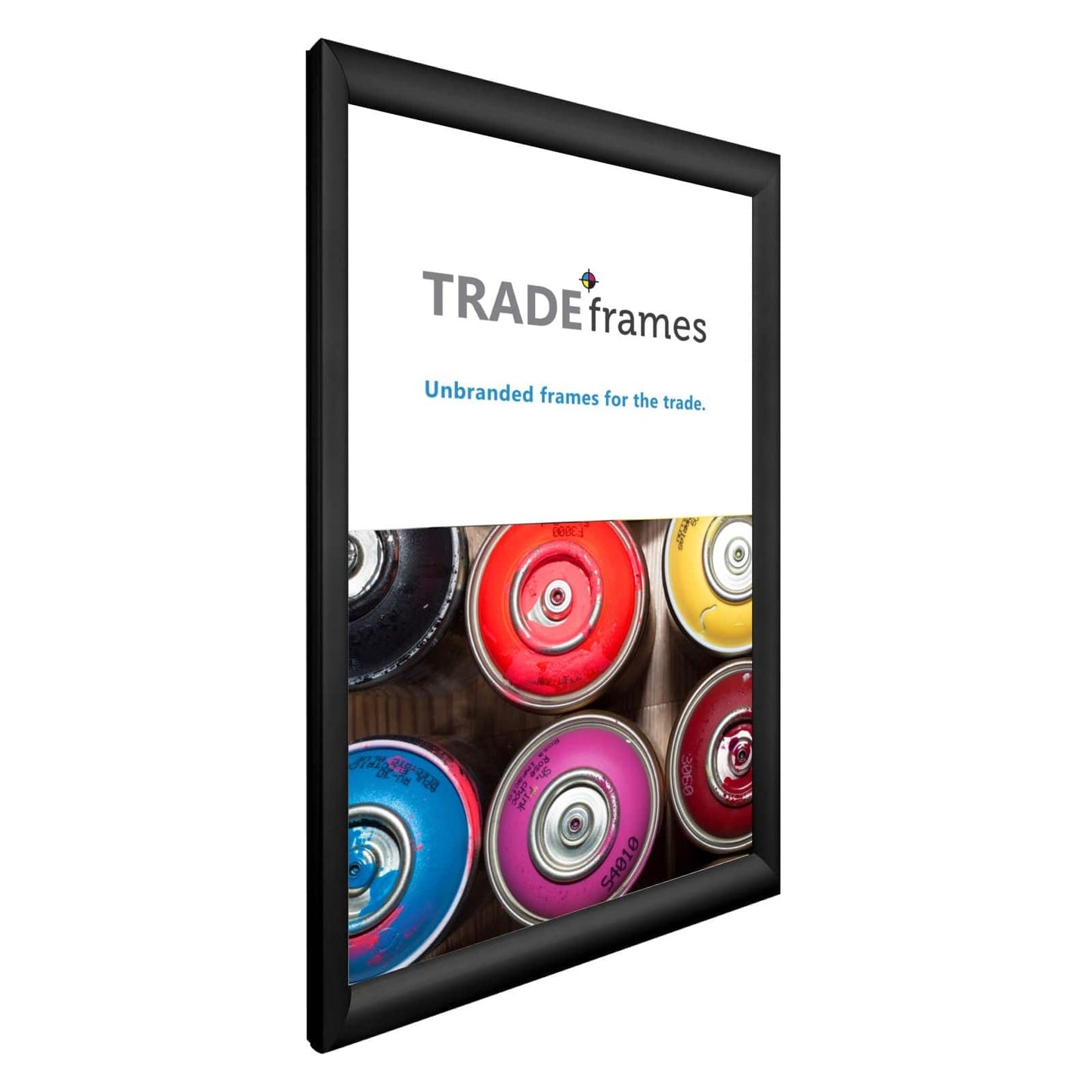14x22 TRADEframe Black Snap Frame 14x22 - 1.2 inch profile - Snap Frames Direct