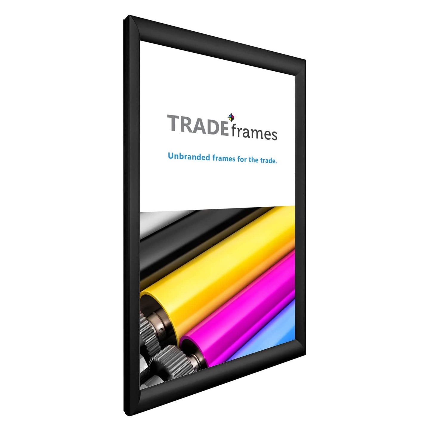 12x20 TRADEframe Black Snap Frame 12x20 - 1.2 inch profile - Snap Frames Direct