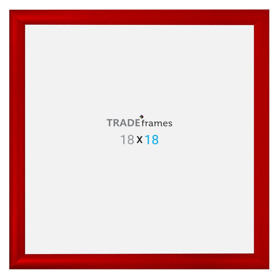 18x18  TRADEframe Red Snap Frame 18x18 - 1.2 inch profile - Snap Frames Direct