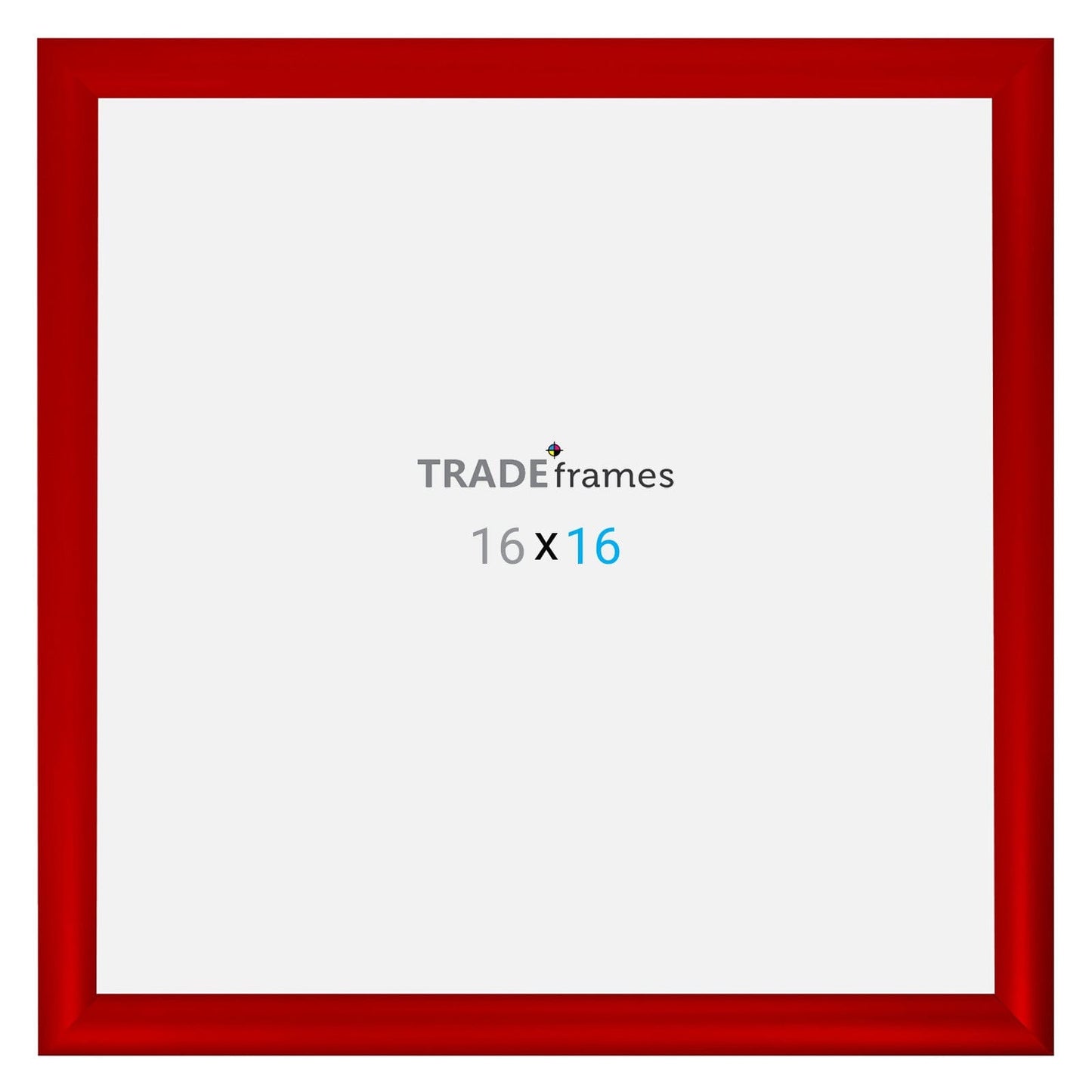 16x16  TRADEframe Red Snap Frame 16x16 - 1.2 inch profile - Snap Frames Direct