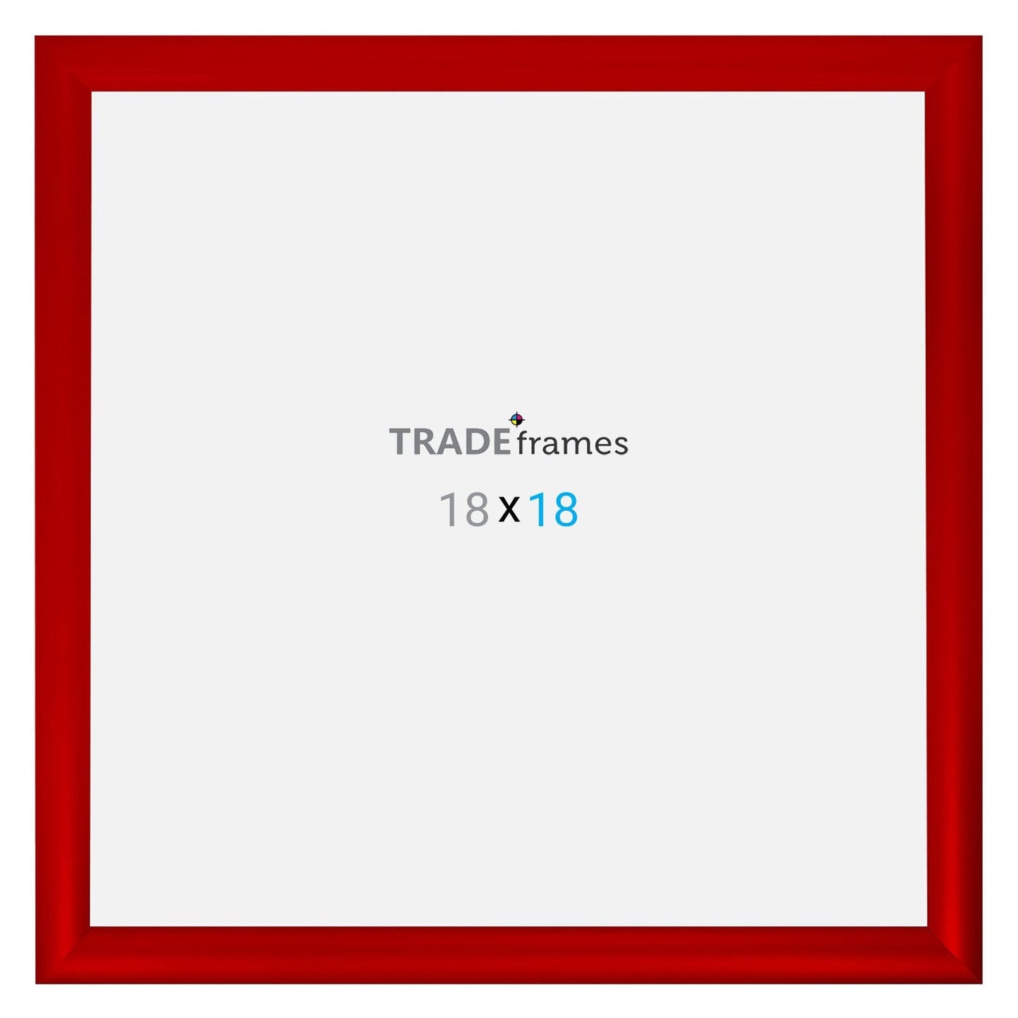18x18  TRADEframe Red Snap Frame 18x18 - 1.2 inch profile - Snap Frames Direct