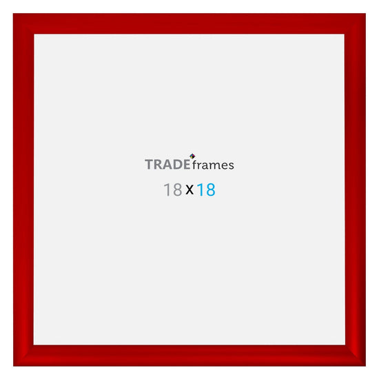18x18  TRADEframe Red Snap Frame 18x18 - 1.2 inch profile - Snap Frames Direct