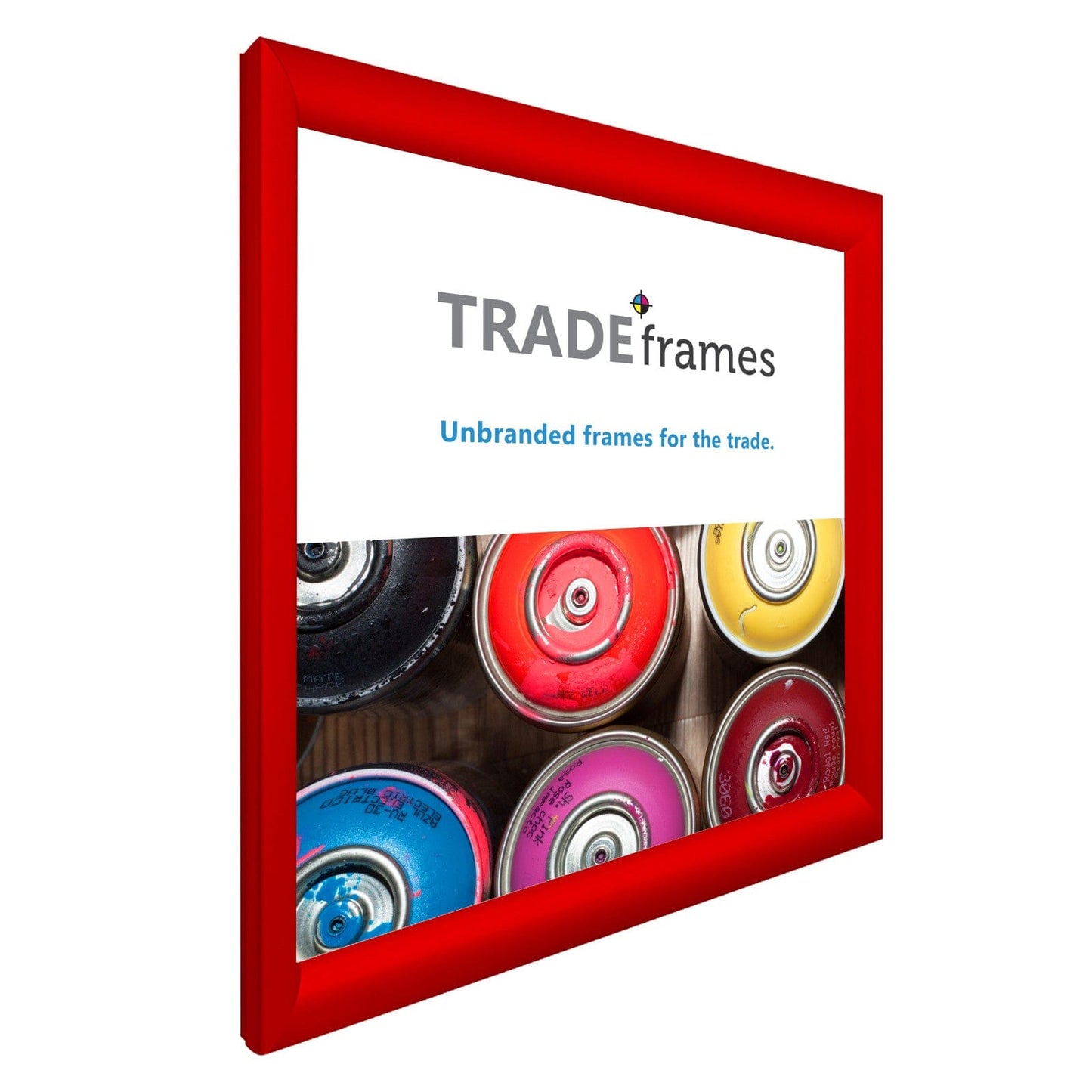 16x16  TRADEframe Red Snap Frame 16x16 - 1.2 inch profile - Snap Frames Direct