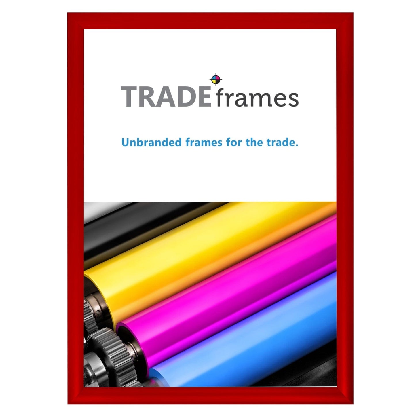 17x23  TRADEframe Red Snap Frame 17x23 - 1.2 inch profile - Snap Frames Direct